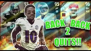 STACKED DRAFT BACK TO BACK QUITS!! MADDEN 17 DRAFT CHAMPIONS