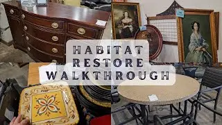 Habitat ReStore Walkthrough #trending #vintage #shopping