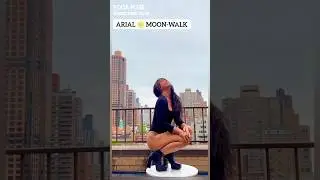 ARIAL 🌝 MOON-WALK | Hand Stand Stretching ❤️✨ #shorts #flexibility #yoga #contortion #stretching