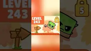 🚀 Red Ball 5 Level 243 | The Impossible Jump Challenge!😱 #wgitachi #gamtng #redball4 #gamingshorts