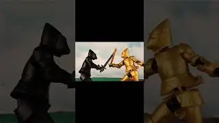 Medieval Knight Duel ( Short Stop Motion Animation )
