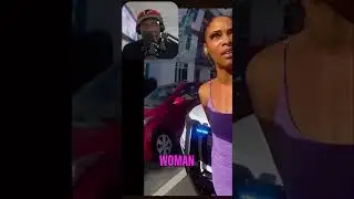Police Stop Escalates: Woman Accuses Officer of Assault, Demands Supervisor! #shorts