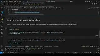 33. Model Registry. Retrieving a registered  model.