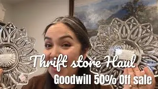 50% OFF Goodwill Home Decor haul. Vintage romantic decor. Spring and Valentine's day. Classic.