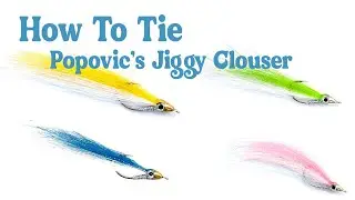 Как связать приманку Popovic Jiggy Clouser &mdash; убойную джиговую приманку для ловли на живца!