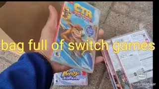 garage sale finds ps3 and switch games found