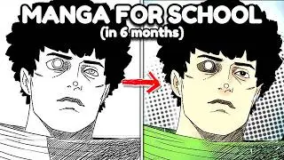 I Had 6 Months To Design A Manga For School (and i almost failed my exams because of it)