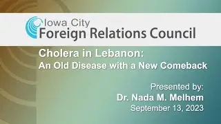 ICFRC: Cholera in Lebanon: An Old Disease with a New Comeback