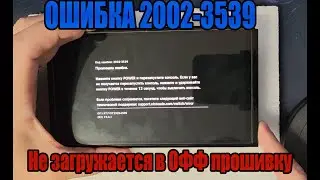Nintendo switch Oled ошибка  2002-3539 | Не загружается в официальную систему | Error code 2002-3539