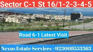 Bahria Enclave Updates Sector C-1 10 Marla Semi Develop Non Develop Site Visit || Call +923008553363