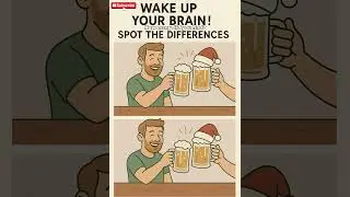 🔍 Spot the Difference | Cheers with Holiday Cheer!