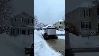 FUTURE ROBOT WILL DO THE SNOW REMOVAL FOR YOU.#robot