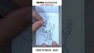inktober 2025-Day 8 Reckless Angel