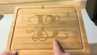 What This  Personalized Bamboo Cutting Board Actually LOOKS Like