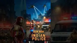 🔥🚨 IRON MAN VS INDIAN POLICE 🇮🇳🤖 | Full Action Thriller | Shocking Twist 😱💥# viral shots#ironman