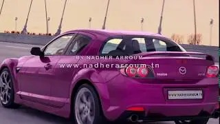 Speed art render photorealistic MAZDA RX-8 car