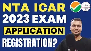 icar 2023 application form update till now &bull; ICAR-AIEEA 2023 Exam Date?&bull; ICAR 2023 registration date