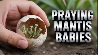 Praying Mantis Egg Case Opens | Nature's Perfect Design