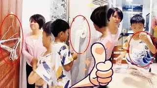 Waste clothes hangers can be turned into treasure. 【Little Yang Show】#funny #invention #happy