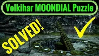 Volkihar Courtyard MOONDIAL Puzzle! - Skyrim REMASTERED