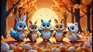 Fluffy Fox and the Candy Corn Forest | Fun Fox Song for Kids | Sweet Forest Adventure