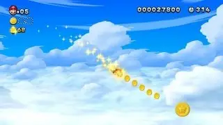 New Super Mario Bros. U - Acorn Plains-2 - Second Star Coin (Wii U)