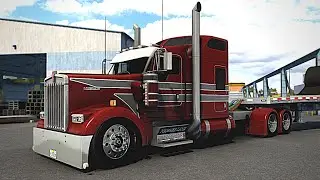 Custom Kenworth W900 - (Cummins ISX) - American Truck Simulator - ATS 4K - Jon Ruda - HFG Reitnouer