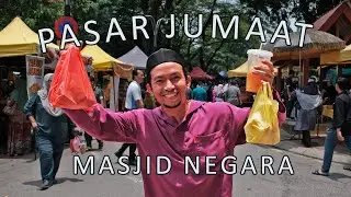 PASAR JUMAAT Sumber Pendapatan Peniaga Kecil di Masjid Negara | Jalan-Jalan Pasar