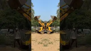 Dual loader system from phone 🚜||#jcb #jcbvideo #automobile #ytshorts #youtubeshorts