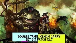 3 Enforcer Double Tahm Kench Carry | TFT 6.5 comps | Full gameplay |聯盟戰棋| Patch 12.7