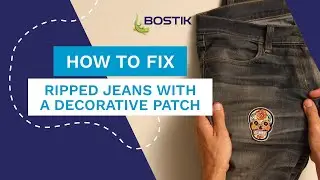 How to patch your jeans with fabric glue | Repair | Bostik Ireland