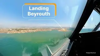 My last ever A330 landing, Beyrouth