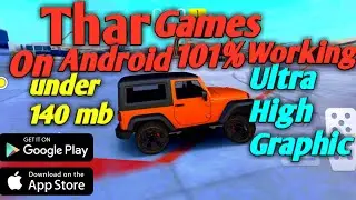 Ultra High Graphics Open World [MAHINDRA THAR]Game in android Playstore||#tharLover #su5gamer