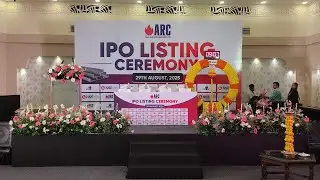 Listing ceremony of ARC Insulation & Insulators Limited