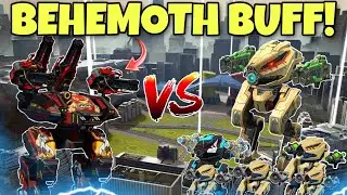 🔥 BEHEMOTH SMUTA VS DESTRIERS! (BUFFED!) || WAR ROBOTS BOSS FIGHT! || SKIRMISH CONCEPT ||