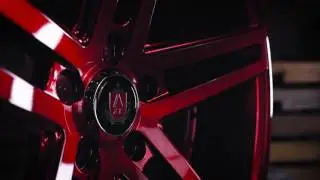 AXE EX20 Candy Red Concave Alloy Wheel