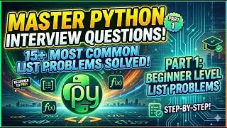15+ Python List Problems: Solved!