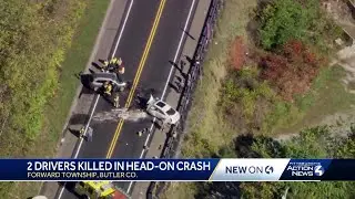 2 people killed in head-on crash on Route 68 in Butler County