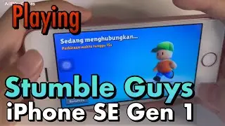 Stumble Guys on iPhone Se Gen 1 ios 15.5