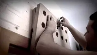 Pegboard Montage auf Kraxlboard