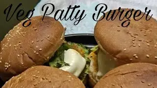 | Crispy Veg Patty Burger 🍔 Recipe | | Homemade veg burger |