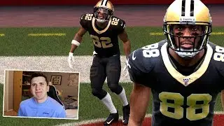 I used Antonio Brown on the Saints for the first time, this isn't even fair!