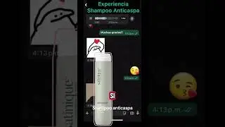 Testimonio de #shampoo #anticaspa de excelente #calidad de origen #vegano y resultados eficaces 