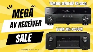 Mega AV-Receiver sale | YAMAHA AVENTAGE RX-A830 | DENON AVR-X2300W #yamaha #denon #avr #avreceiver 