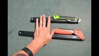 Foldable saw: Eka Combisaw 17 vs. Gerber Freescape