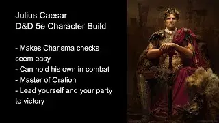 Julius Caesar | D&D 5e Fighter Bard Build
