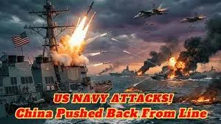 US Navy ATTACKS China Beyond Nine-Dash Line - 15 Ships Sunk In 30 MIN!