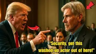Trump ORDERED Harrison Ford Out &mdash; 46s Later, She FROZE Him Cold on Live TV.