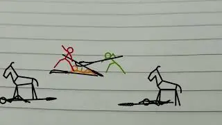 2 Warriors vs 1000 Soldiers - Epic Stick Fight Battle! 🔥 #shorts