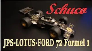 Игрушка гоночный автомобиль Schuco JPS Lotus Ford 72 Formel 1